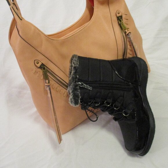 ROSETTI FAUX LEATHER EMBELLISHED HOBO SYLE HANDBAG/SHOULDER BAG - Picture 9 of 16